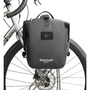 Rhinowalk 12L Waterproof Bike Pannier Bag Black Bicycle Rack Bag NEW